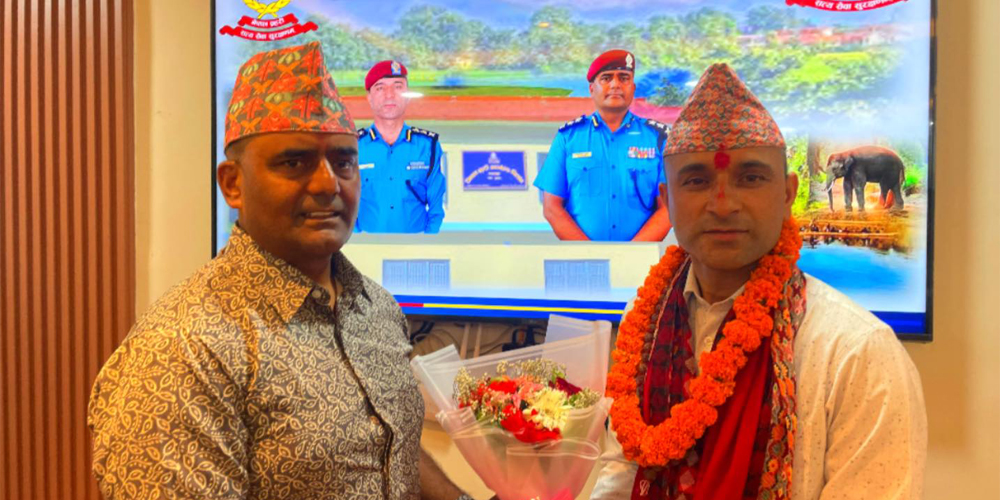 एसपी पुरीको बिदाइ, पौडेलले सम्हाले चितवन प्रहरीको कमाण्ड