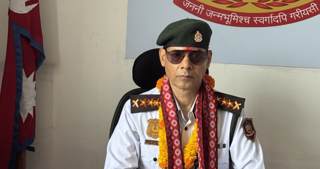 काठमाडौं महानगर प्रहरी प्रमुख विष्णुप्रसाद जोशी एसएसपीमा बढुवा