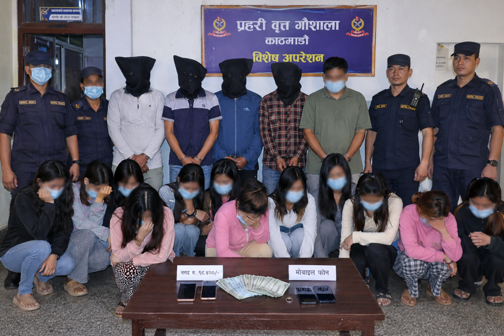 फेसबुक–टिकटकमार्फत यौन व्यवसाय, १६ जना समातिए