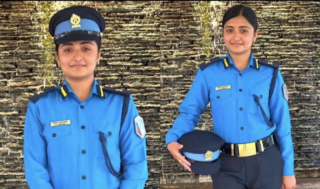 इन्स्पेक्टर बनिन् ब्याडमिन्टन खेलाडी निता लम्साल, आईजीपी कार्कीले लगाइदिए दर्ज्यानी चिन्ह
