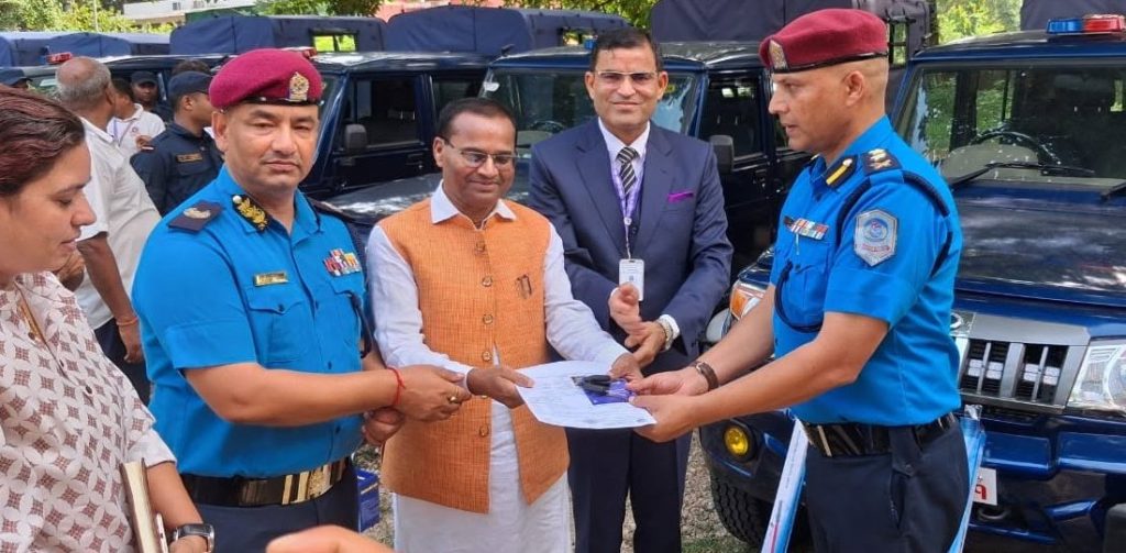 मधेस प्रहरीलाई ४ करोड ६८ लाखका १२ वटा गाडी, थप मोटरसाइकल पनि दिइने