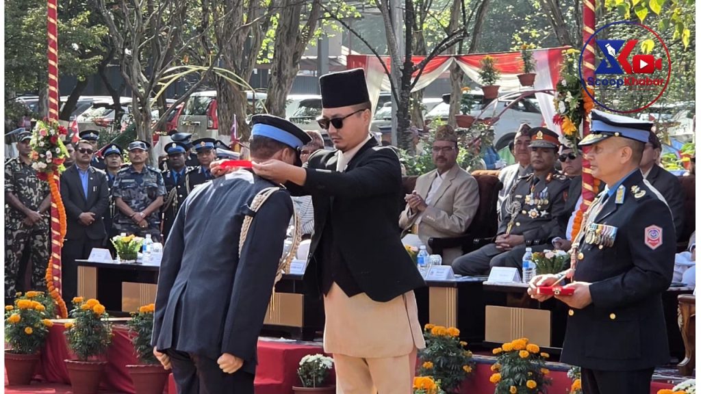 पूर्ण शान्ति प्रहरी पुरस्कार एसपी अङ्गुर जिसीलाई